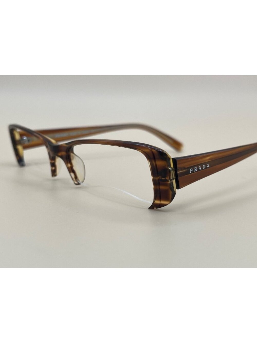 Prada VPR08E Brown Tortoise Optical Glasses Frame 51-17-130 Made In Japan